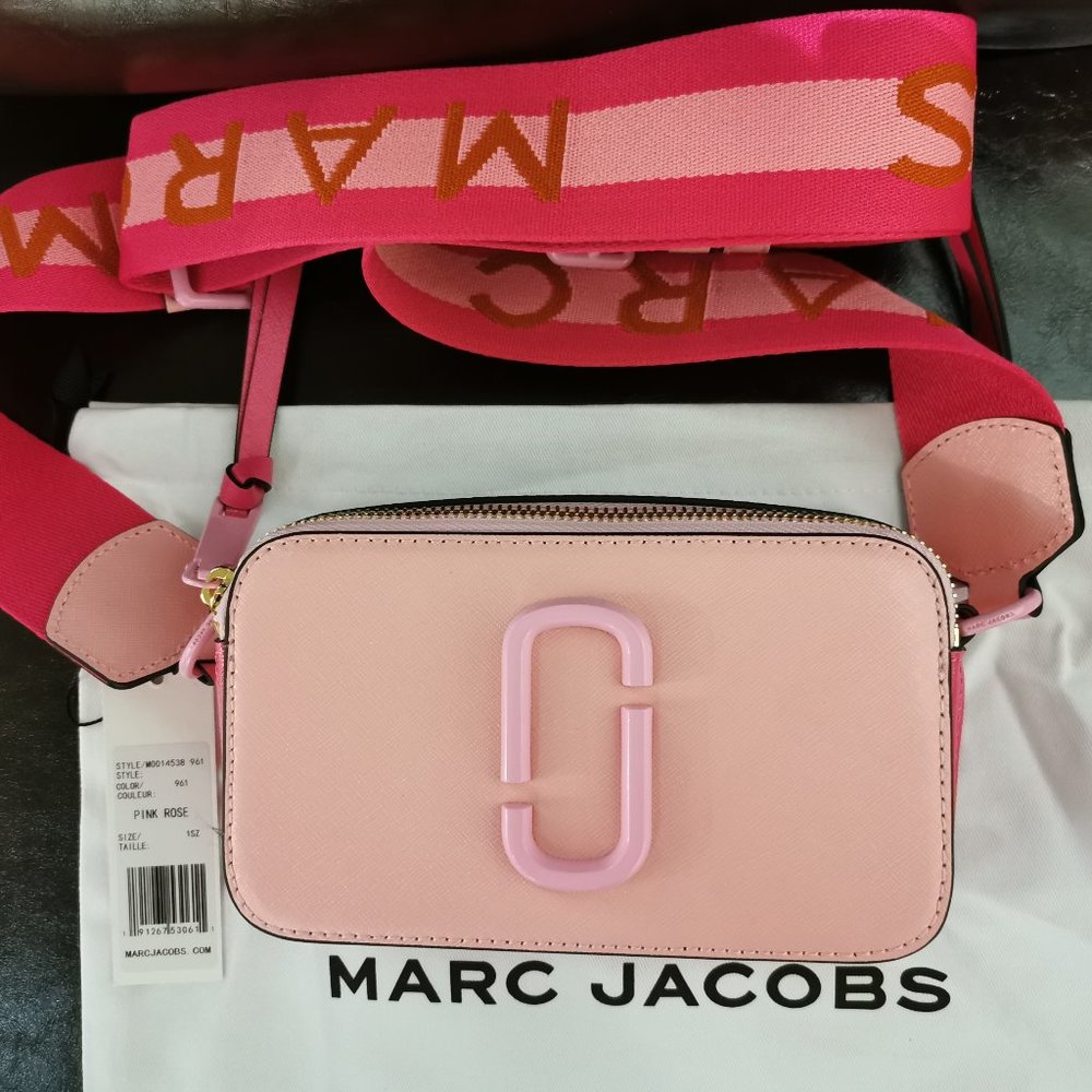 Marc Jacobs the SNAPSHOT Crossbody Pink Bag Rose